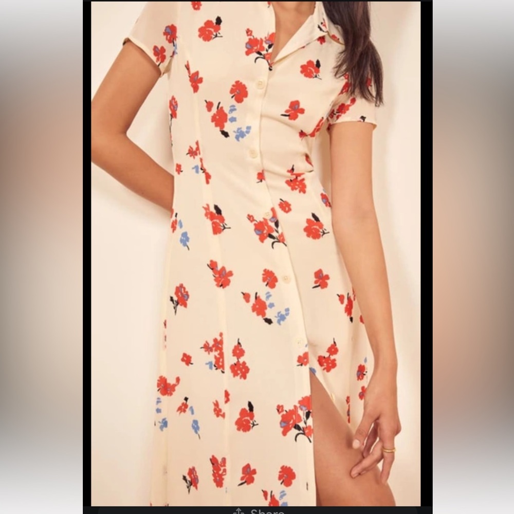 Reformation Sheila Floral Dress